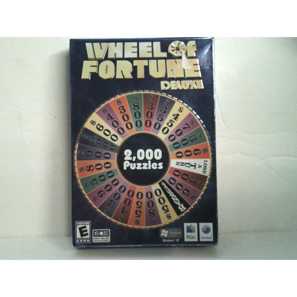 Wheel of Fortune Deluxe PC/MAC CD 2007 Calfon Productions Inc SOE